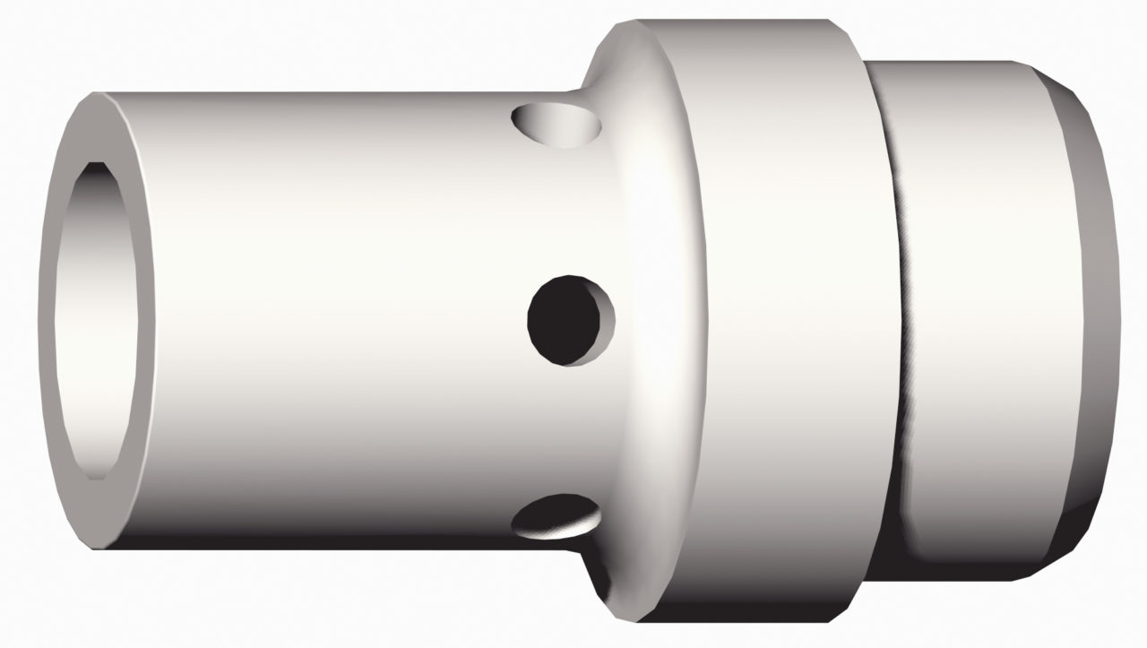 Lot De 10 Diffuseurs De Gaz Pour Torche De Soudage MIG/MAG Binzel MB 36 KD - Dimensions D10,5/D19,7/32,5 Mm