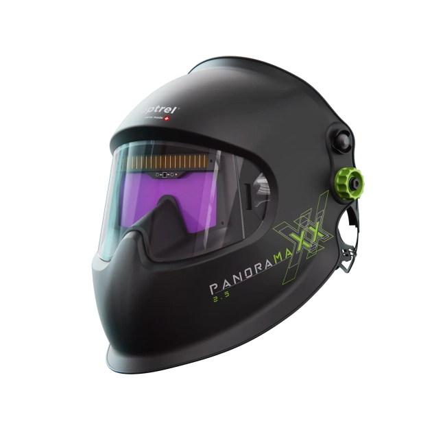 Masque de soudage Optrel Panoramaxx 2.5 noir – vue de trois quarts
