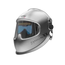 Masque de soudage Optrel Panoramaxx CLT Silver argent – vue de trois quarts Titre