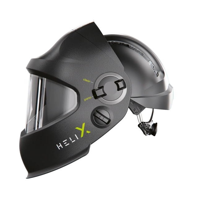 Optrel Helix Quattro avec casque de protection industriel EN 397