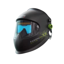 Masque de soudage Optrel Panoramaxx Quattro noir – vue de trois quarts