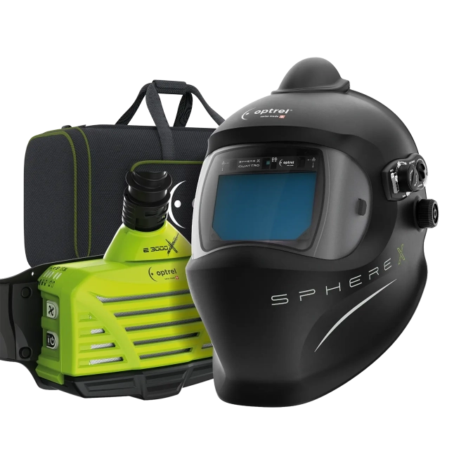 Pack Optrel e3000X + SphereX Quattro Pure Air Pack Optrel e3000X avec SphereX Quattro Pure Air