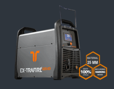 Découpeur plasma Thermacut EX-TRAFIRE 125HD 125 A sur fond sombre