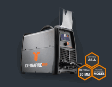 Découpeur plasma Thermacut EX-TRAFIRE 85HD 85 A sur fond sombre