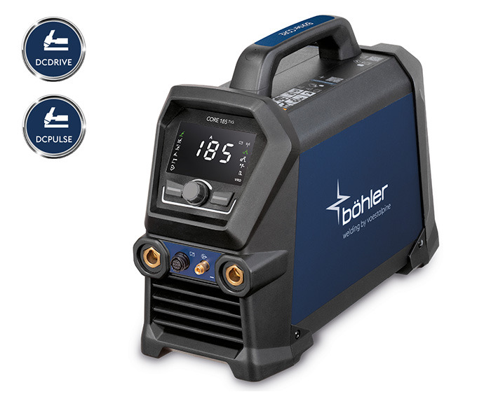 Poste TIG Böhler CORE 185 TIG 185 A avec panneau de commande numérique